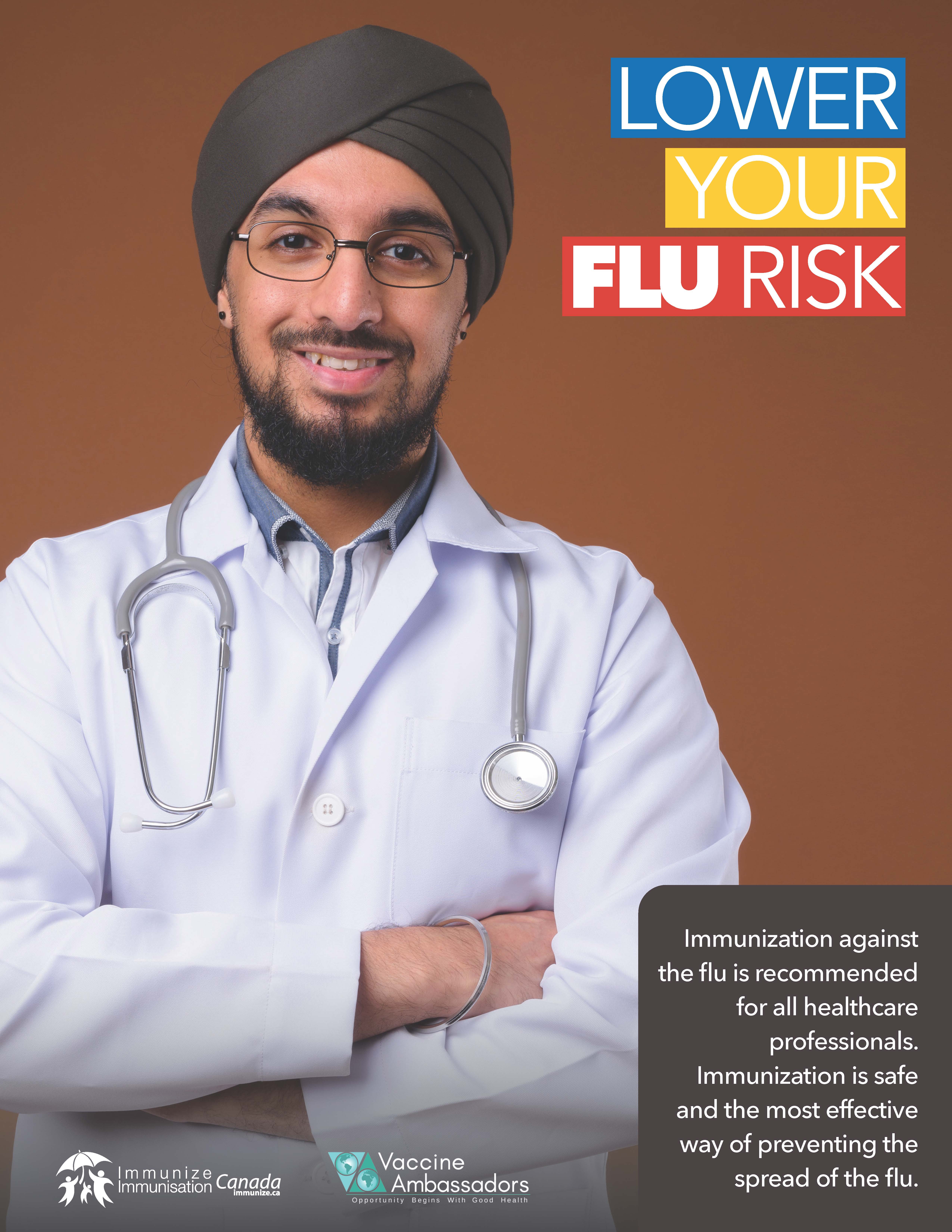 Lower your flu risk - health care professionals