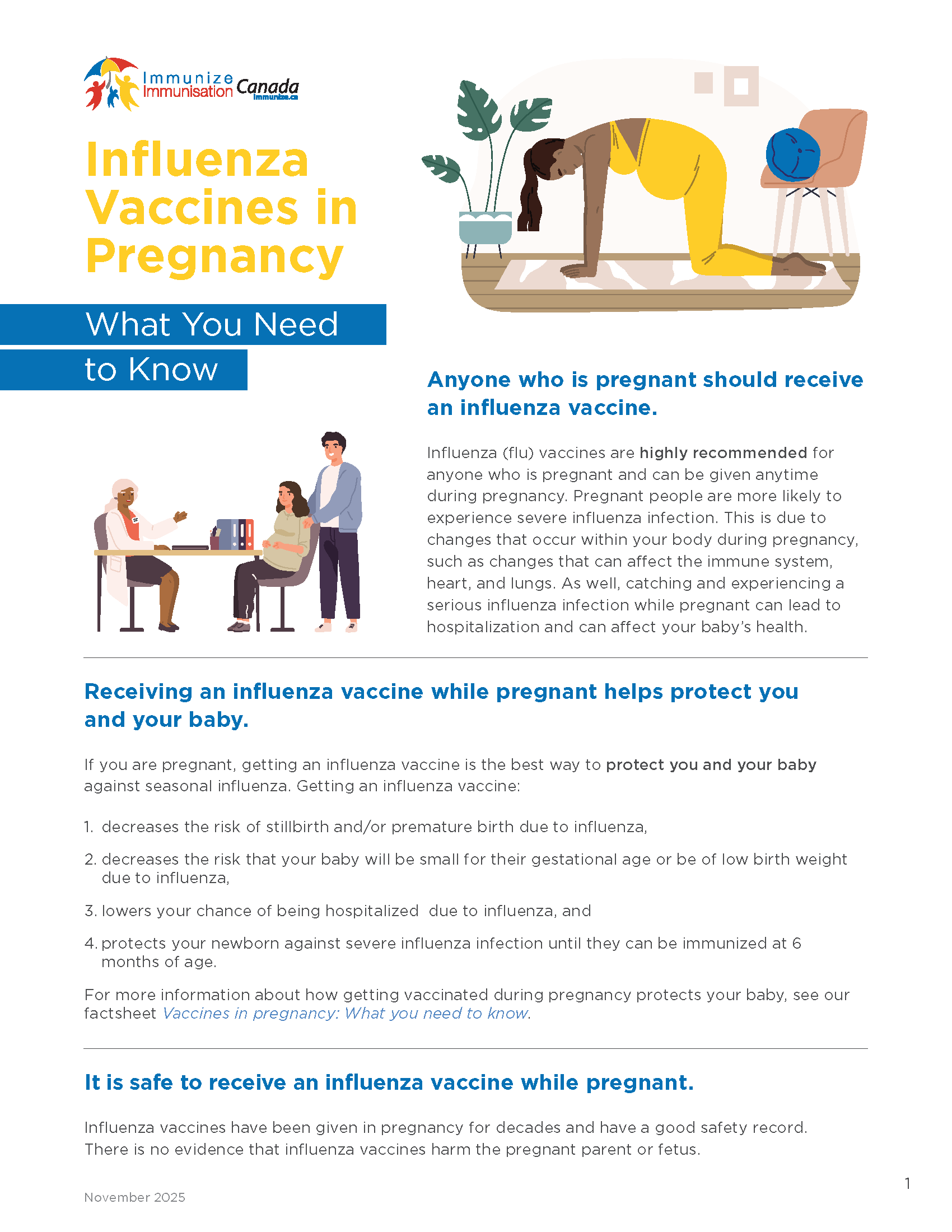 Influenza Vaccines in Pregnancy: What You Need to Know