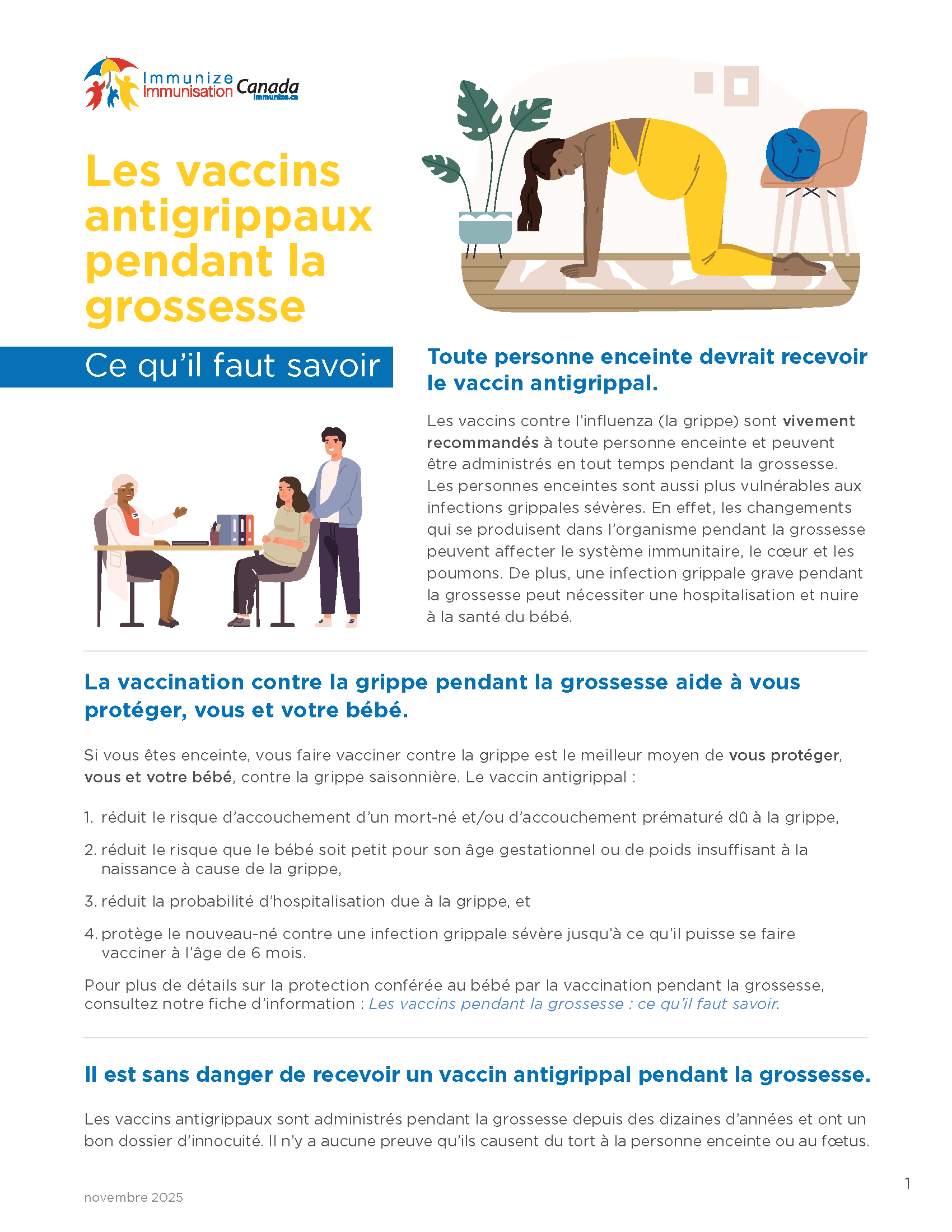 Les vaccins antigrippaux pendant la grossesse : Ce qu’il faut savoir