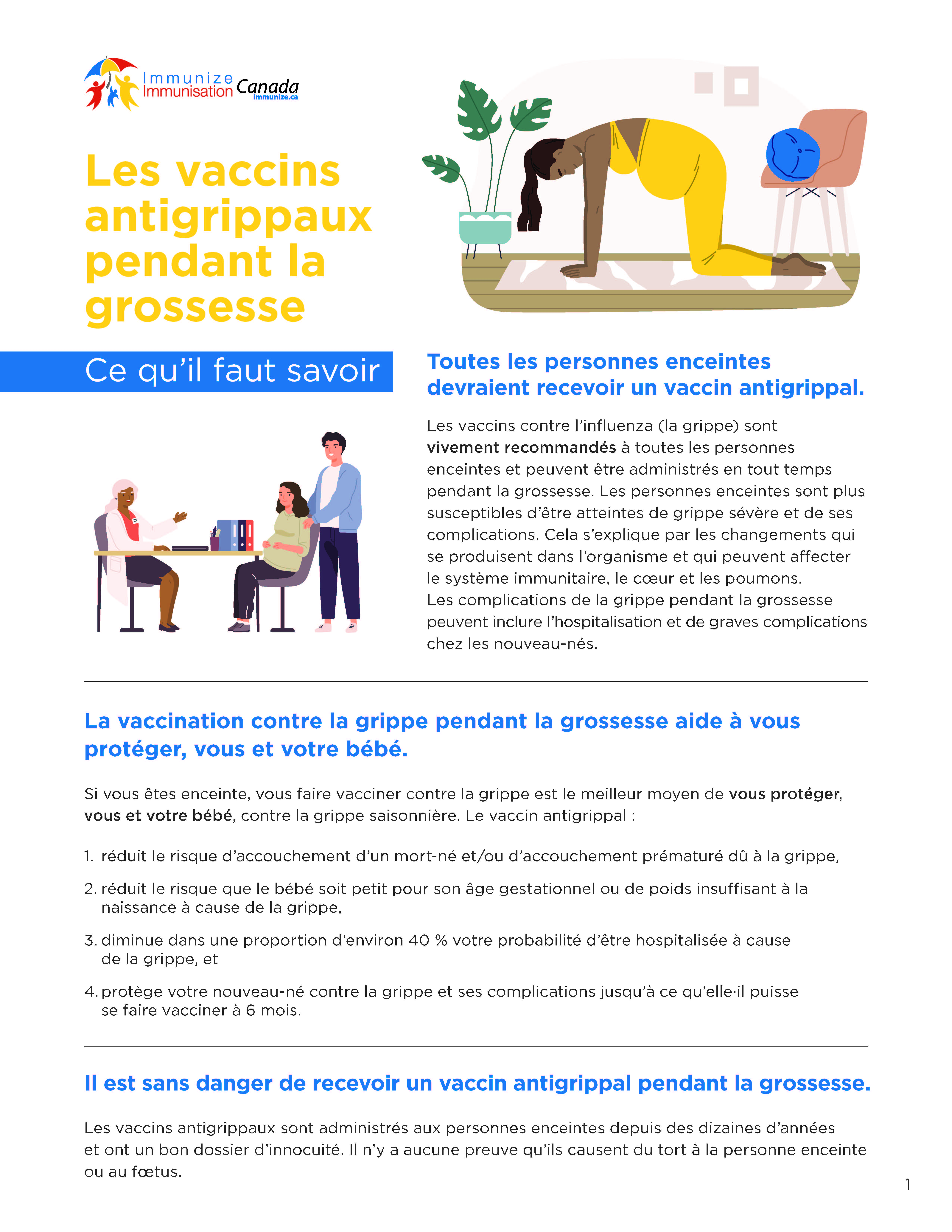 Les vaccins antigrippaux pendant la grossesse : Ce qu’il faut savoir