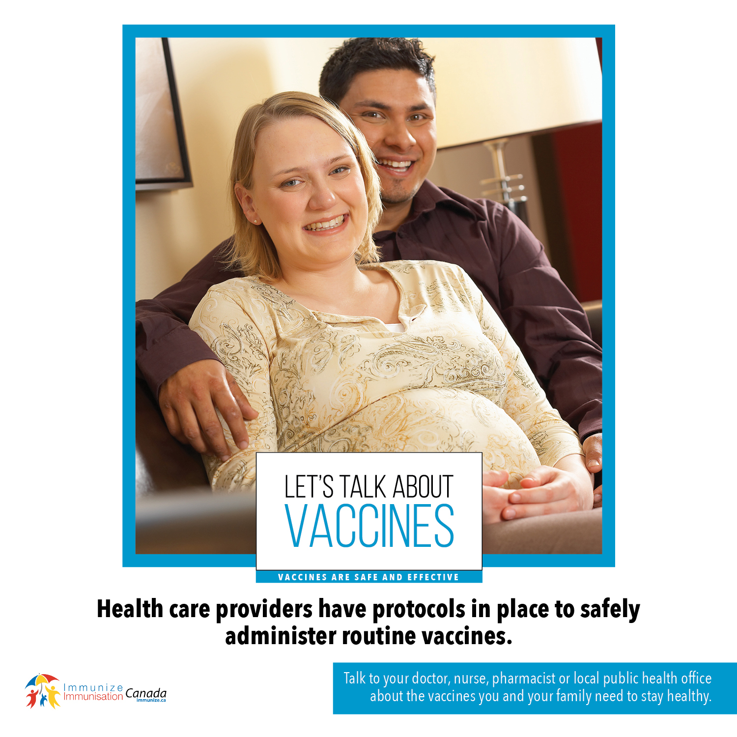 Let's talk about vaccines - image A (for Instagram/Facebook)