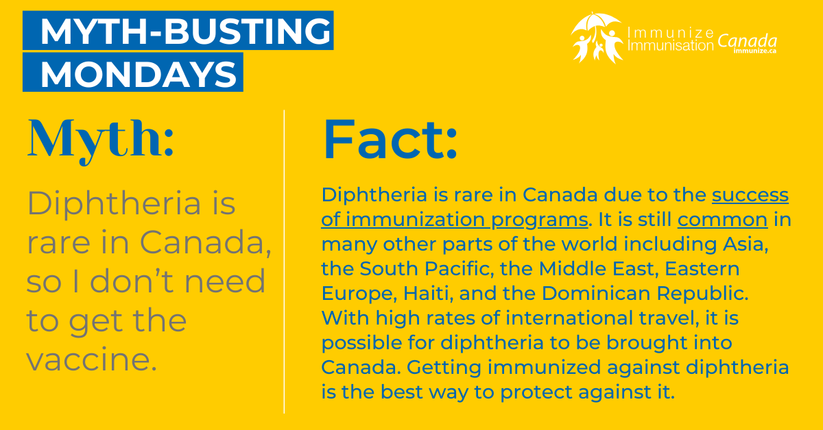 Myth-busting Monday - diphtheria - image 2 for Facebook