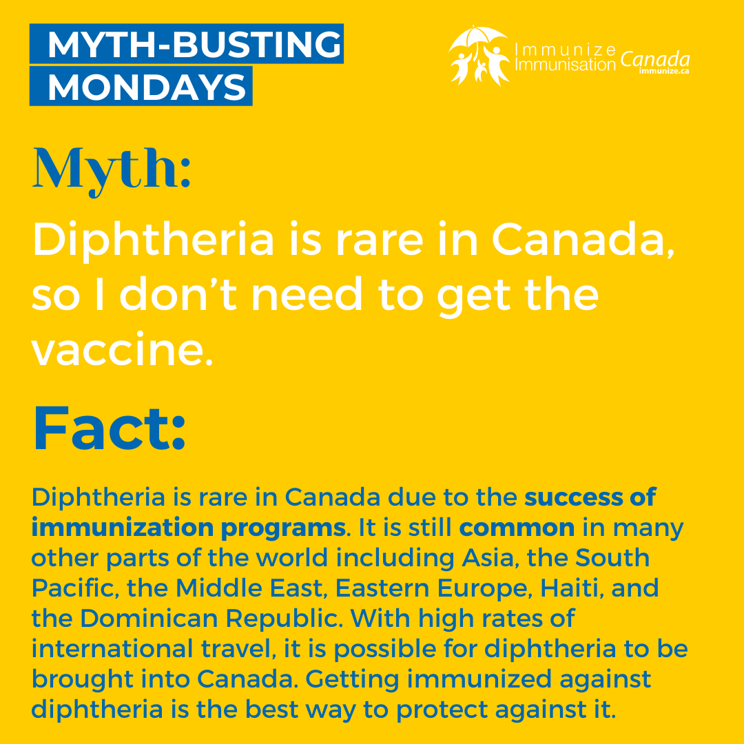 Myth-busting Monday (Instagram) - Diphtheria 2