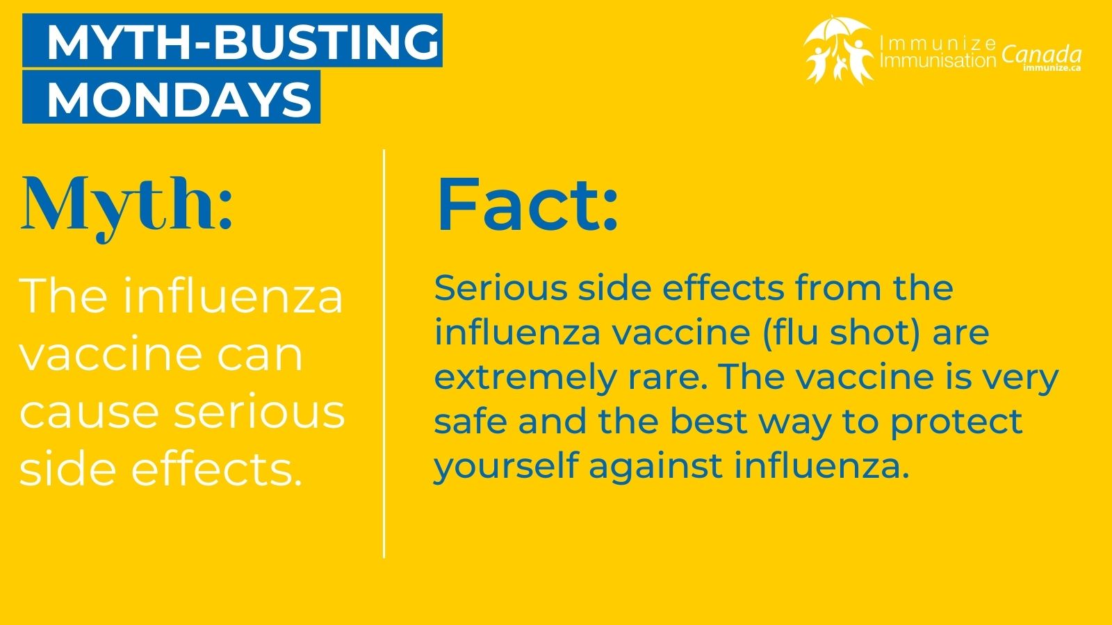 Myth-busting Mondays (Twitter/X) - Influenza 4