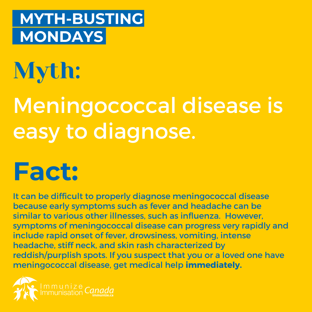 Myth-busting Mondays (Instagram) - Meningococcal 1