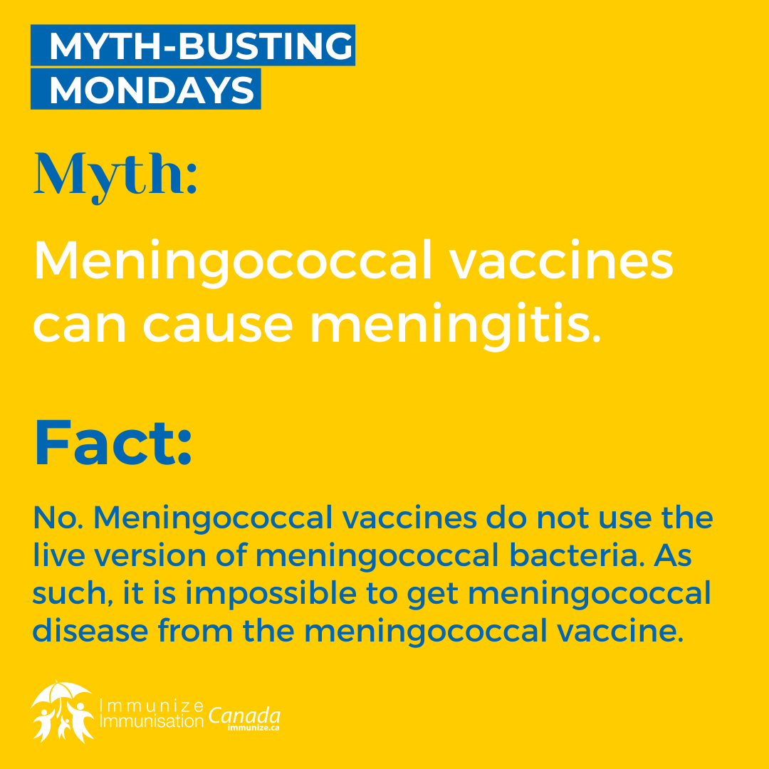 Myth-busting Mondays (Instagram) - Meningococcal 2