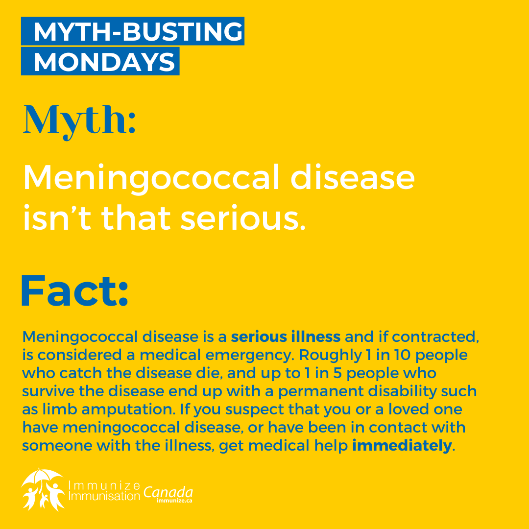 Myth-busting Mondays (Instagram) - Meningococcal 4