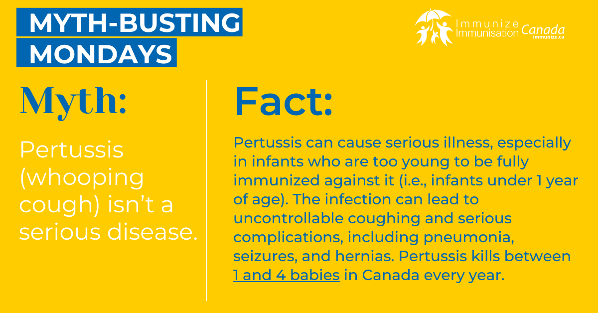 Myth-busting Monday (Facebook) - Pertussis 1