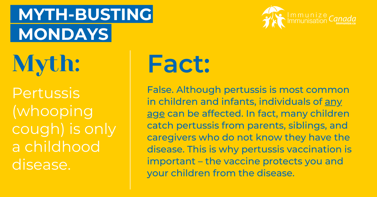 Myth-busting Monday (Facebook) - Pertussis 2