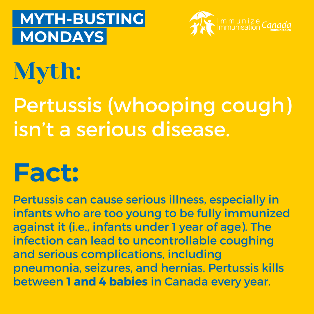 Myth-busting Monday (Instagram) - Pertussis 1