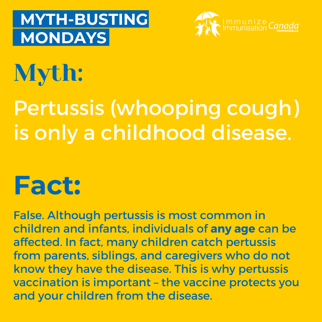 Myth-busting Monday (Instagram) - Pertussis 2