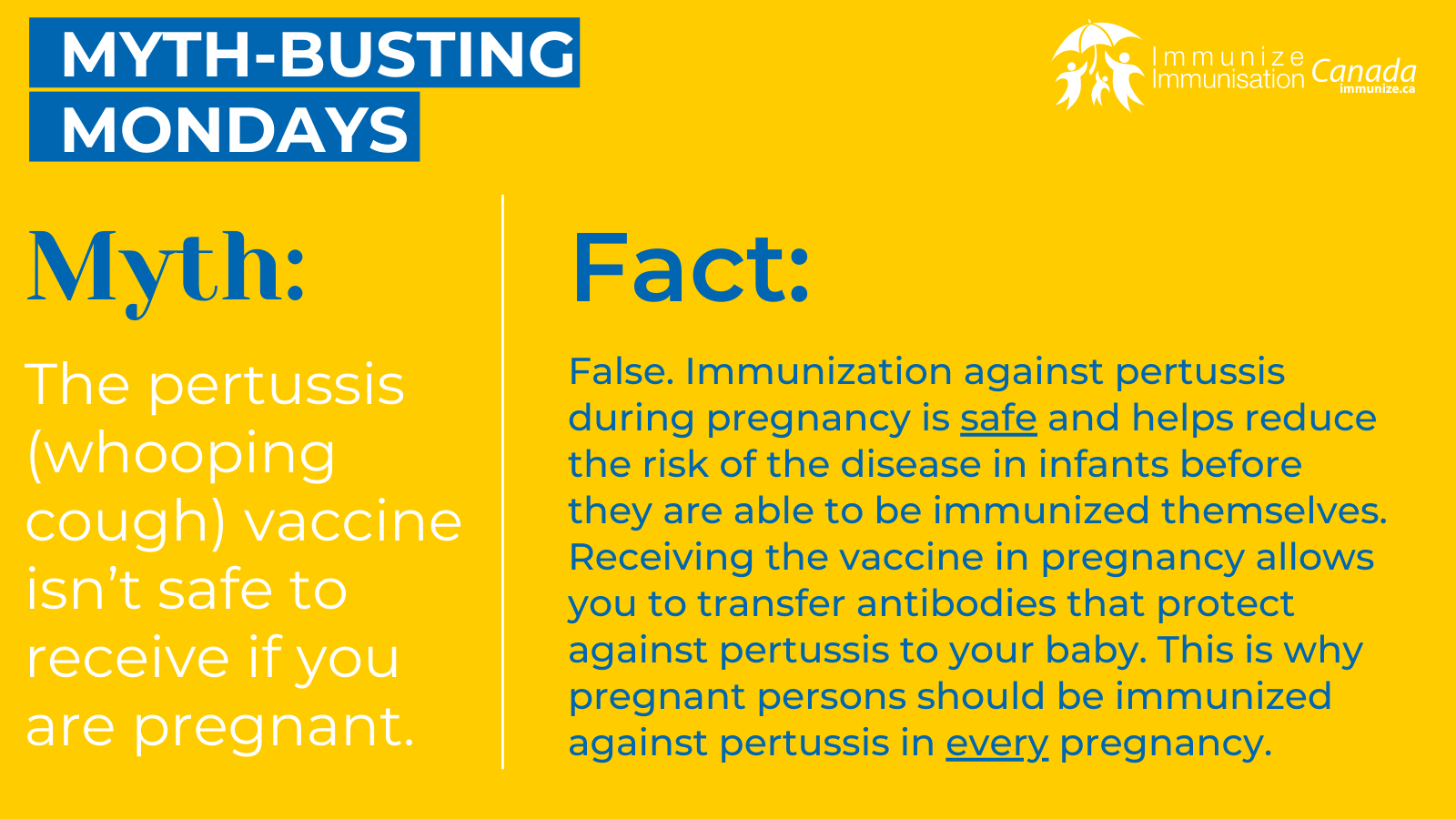 Myth-busting Monday (Twitter/X) - Pertussis 4