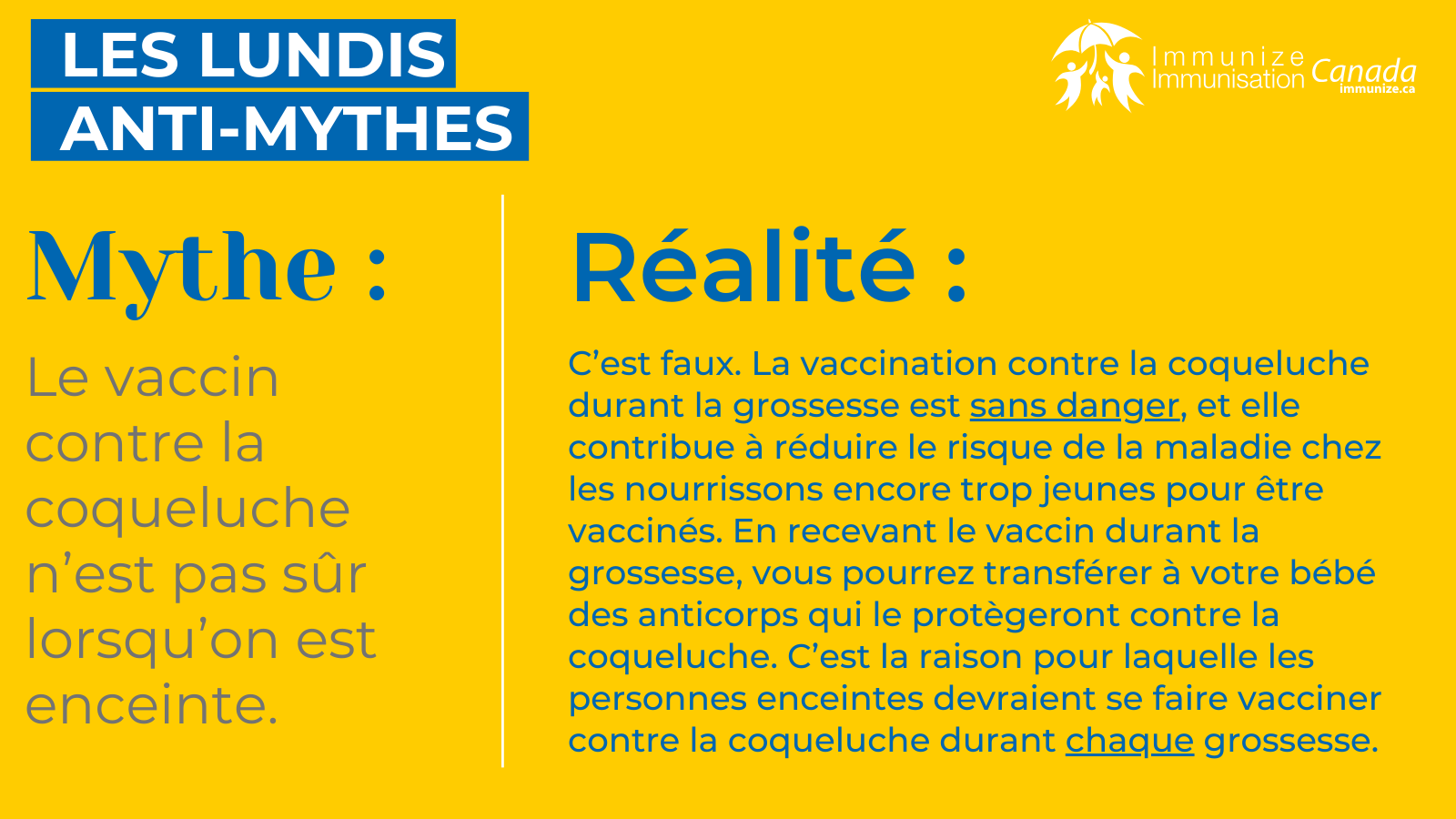 Les lundis anti-mythes - coqueluche - image 4 pour Twitter/X