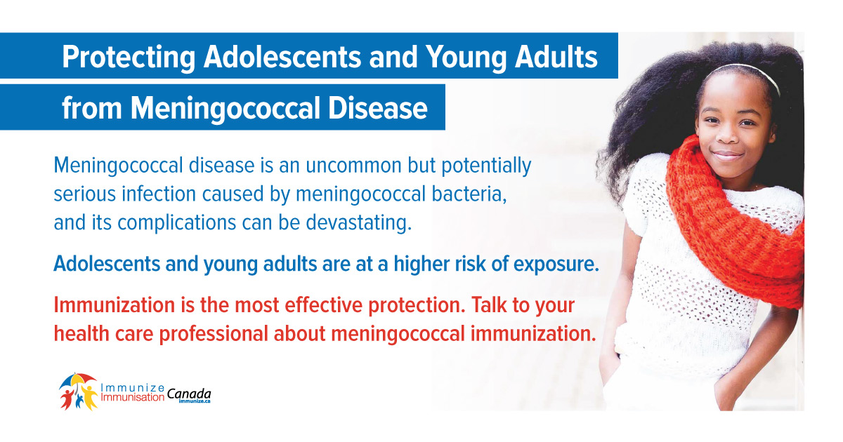 Protecting Adolescents and Young Adults from Meningococcal Disease - image 1 for Facebook