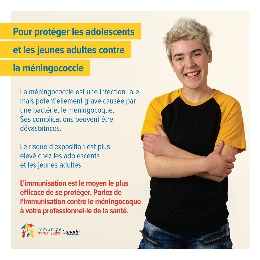 Pour protéger les adolescents et les jeunes adultes contre la méningococcie - image 2 pour Instagram