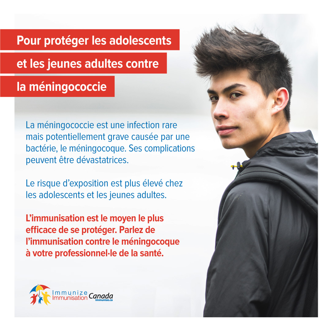 Pour protéger les adolescents et les jeunes adultes contre la méningococcie - image 3 pour Instagram