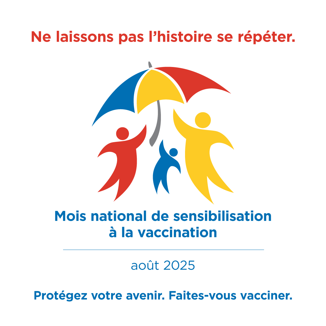 Mois national de sensibilisation à la vaccination 2025 - logo pour Instagram