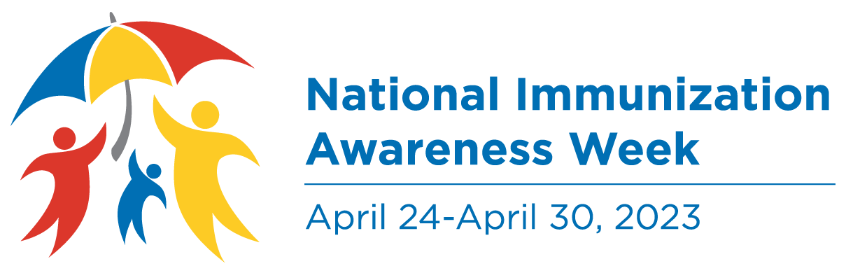 National Immunization Awareness Week 2023 logo - horizontal