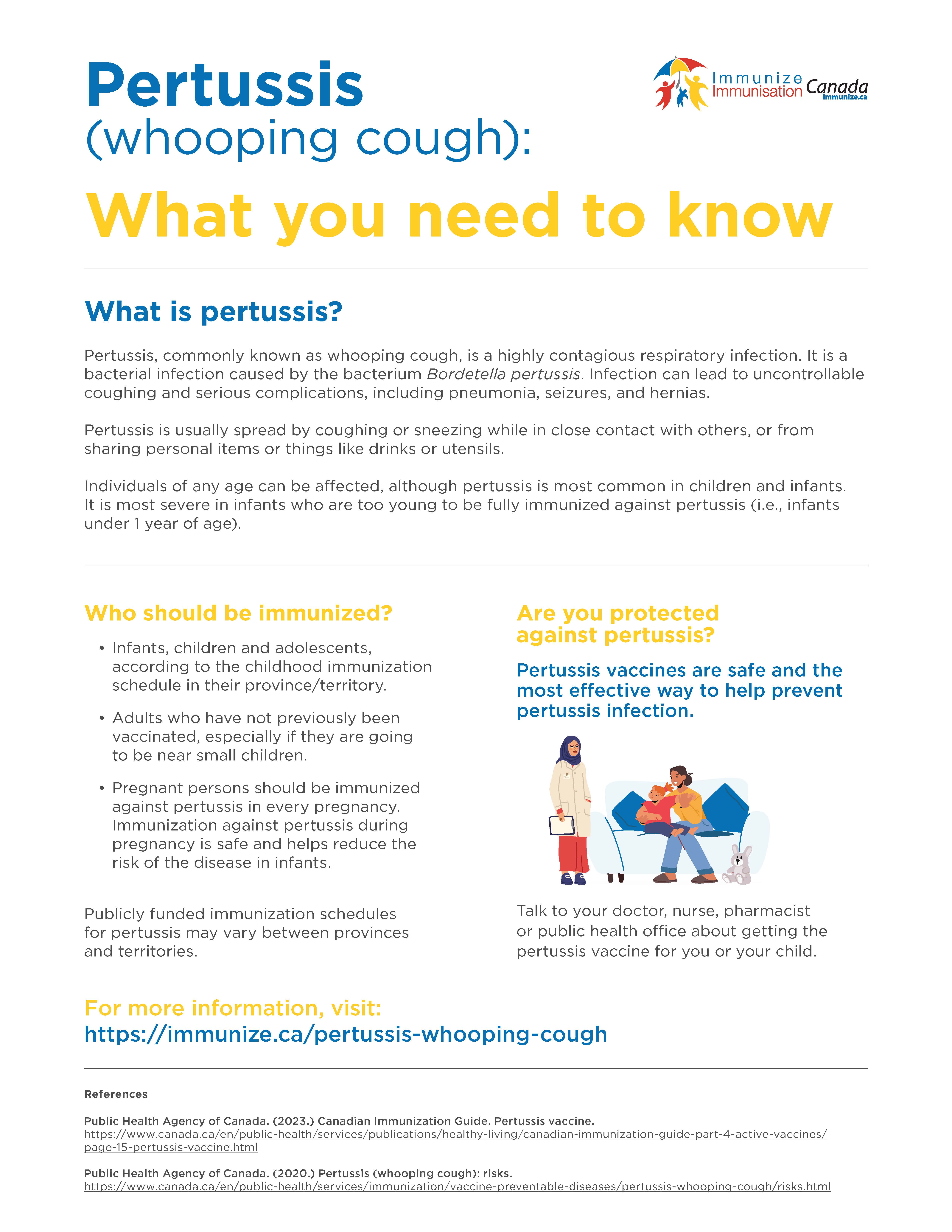 Pertussis (whooping cough): What you need to know