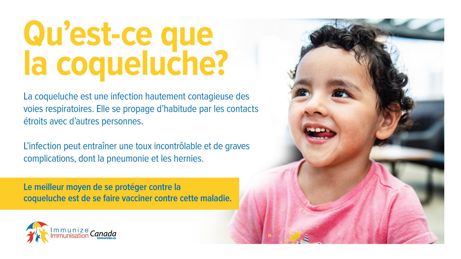 Qu'est-ce que la coqueluche? (image pour Twitter et Facebook 1)