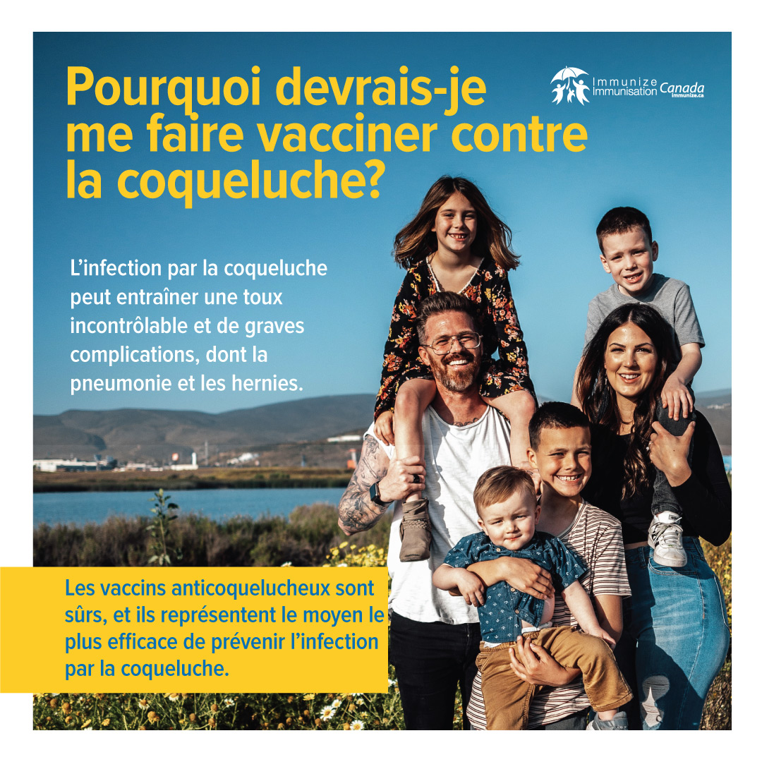 Pourquoi devrais-je me faire vacciner contre la coqueluche? (image pour Instagram 3)