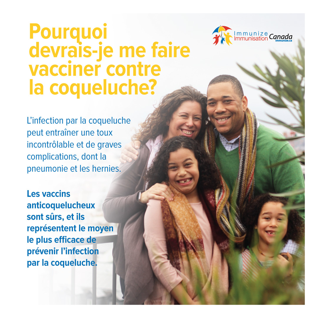 Pourquoi devrais-je me faire vacciner contre la coqueluche? (image pour Instagram 3)