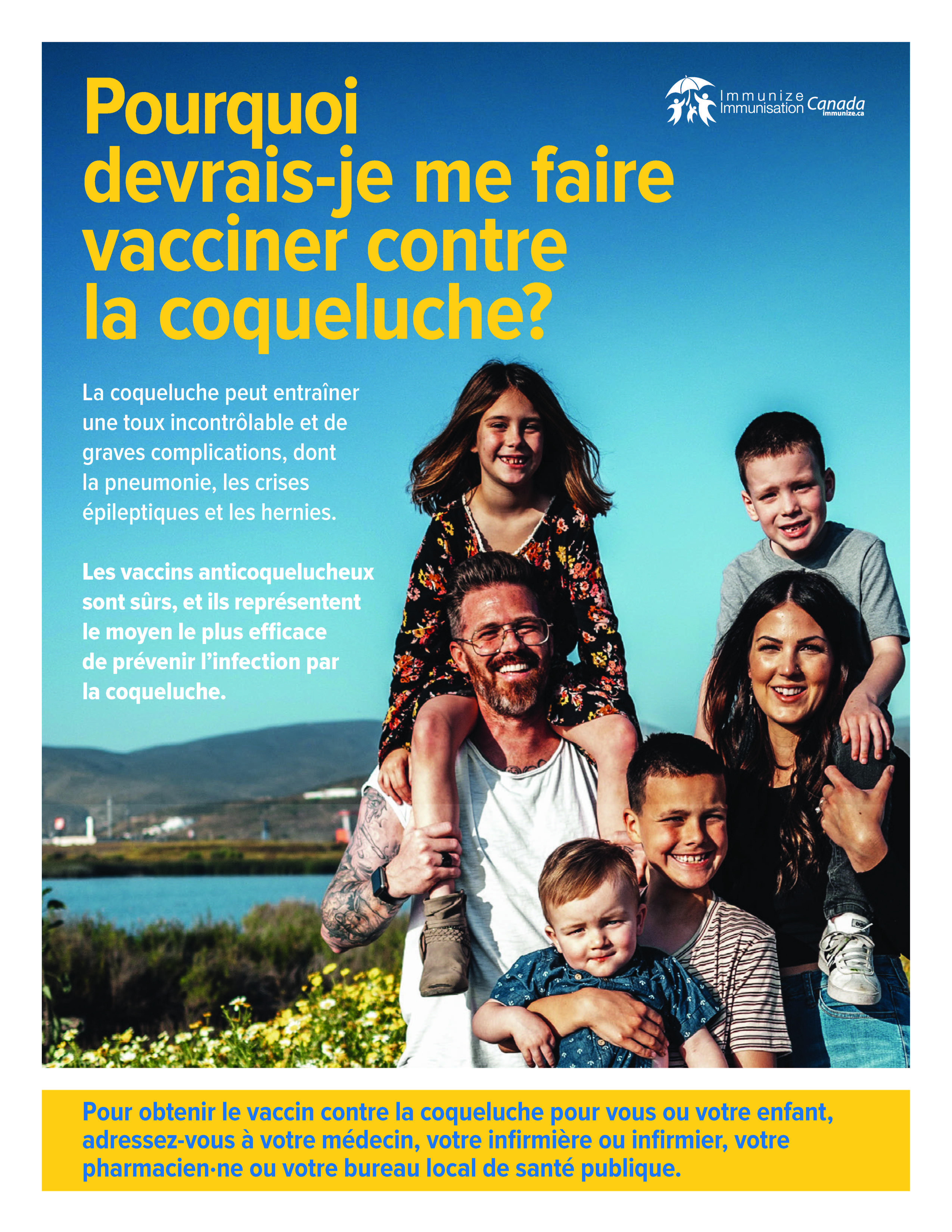 Pourquoi devrais-je me faire vacciner contre la coqueluche?