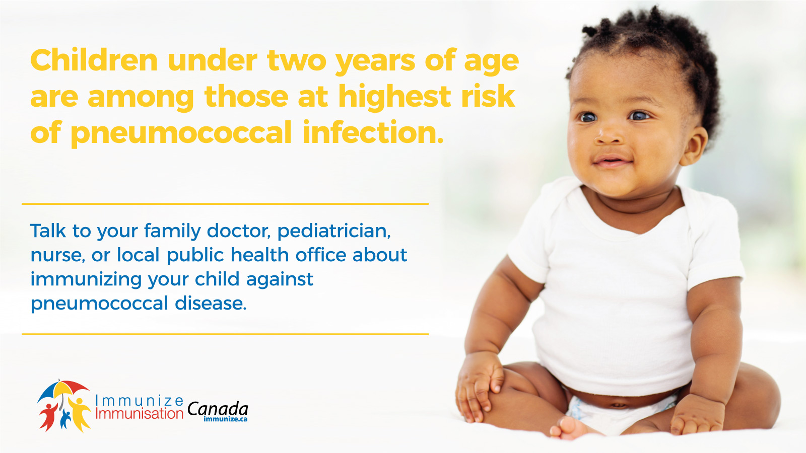 Children under two years of age are among those at highest risk of pneumococcal infection (Twitter)