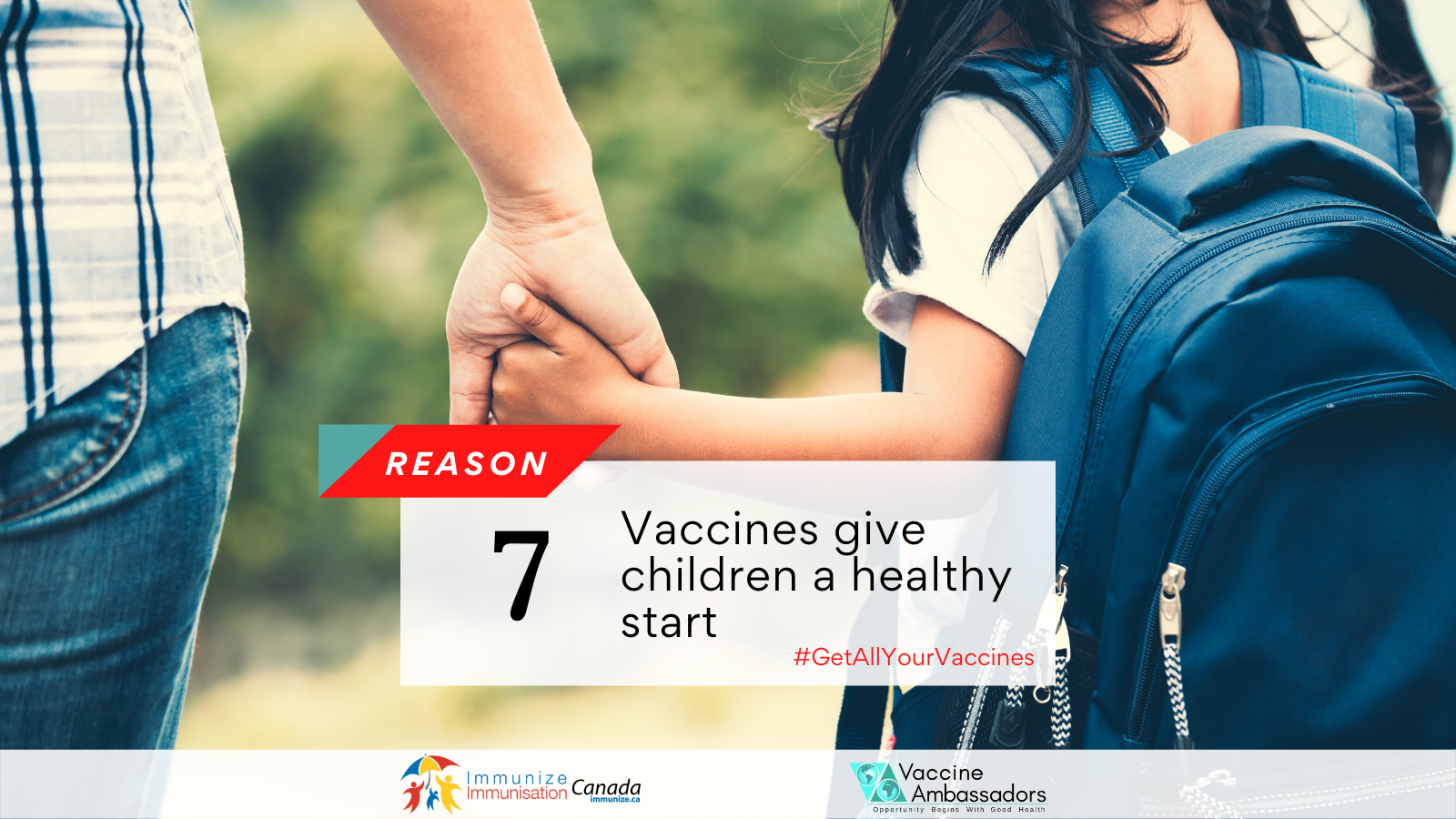 Reason 7 - Vaccines give children a healthy start - Twitter