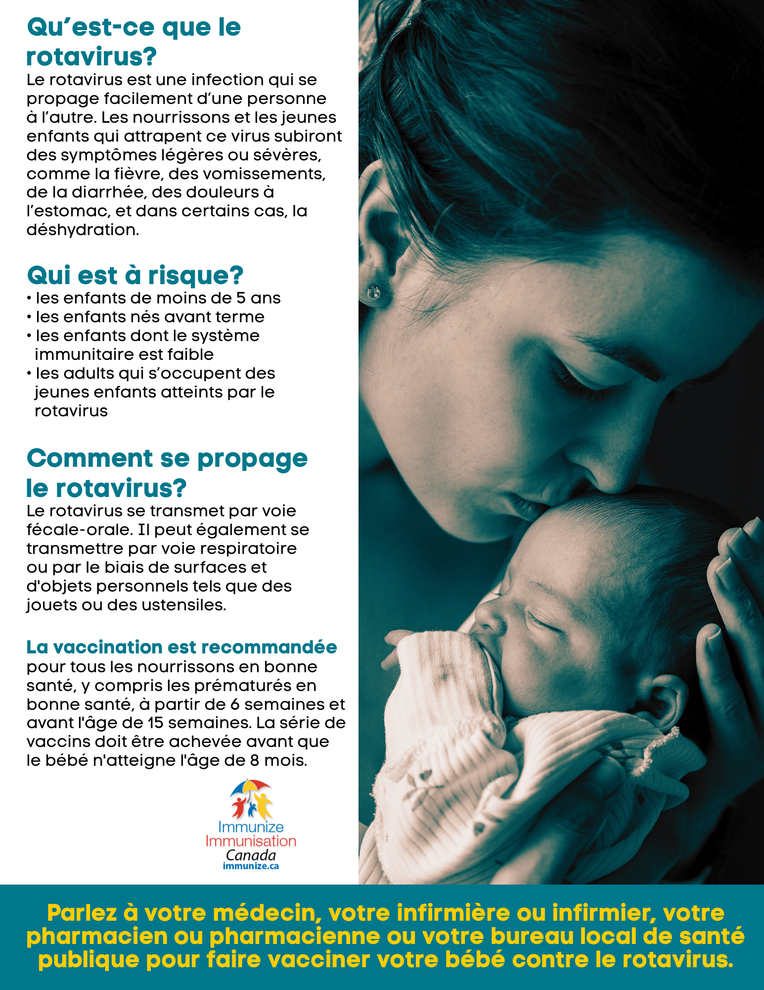 Qu'est-ce que le rotavirus? - affiche 2