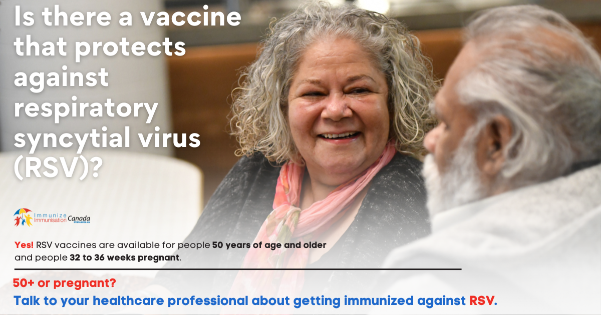 ​Is there a vaccine that protects against respiratory syncytial virus (RSV)? (RSV vaccine) - social media image for Facebook