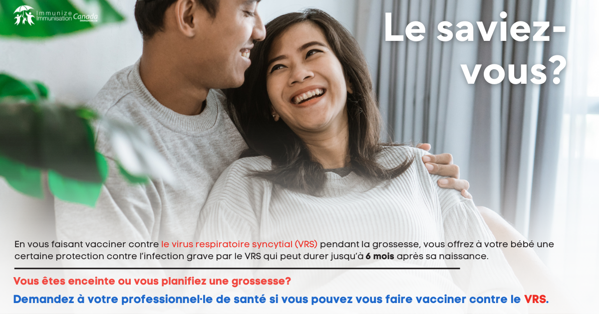 Le saviez-vous? (vaccin contre le VRS) - image pour Facebook