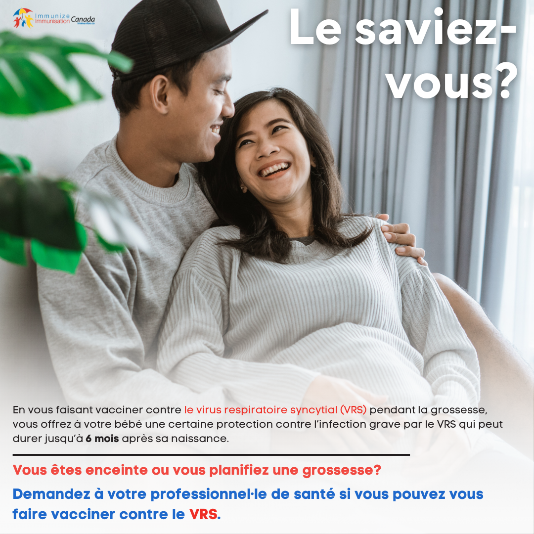 Le saviez-vous? (vaccin contre le VRS) - image pour Instagram