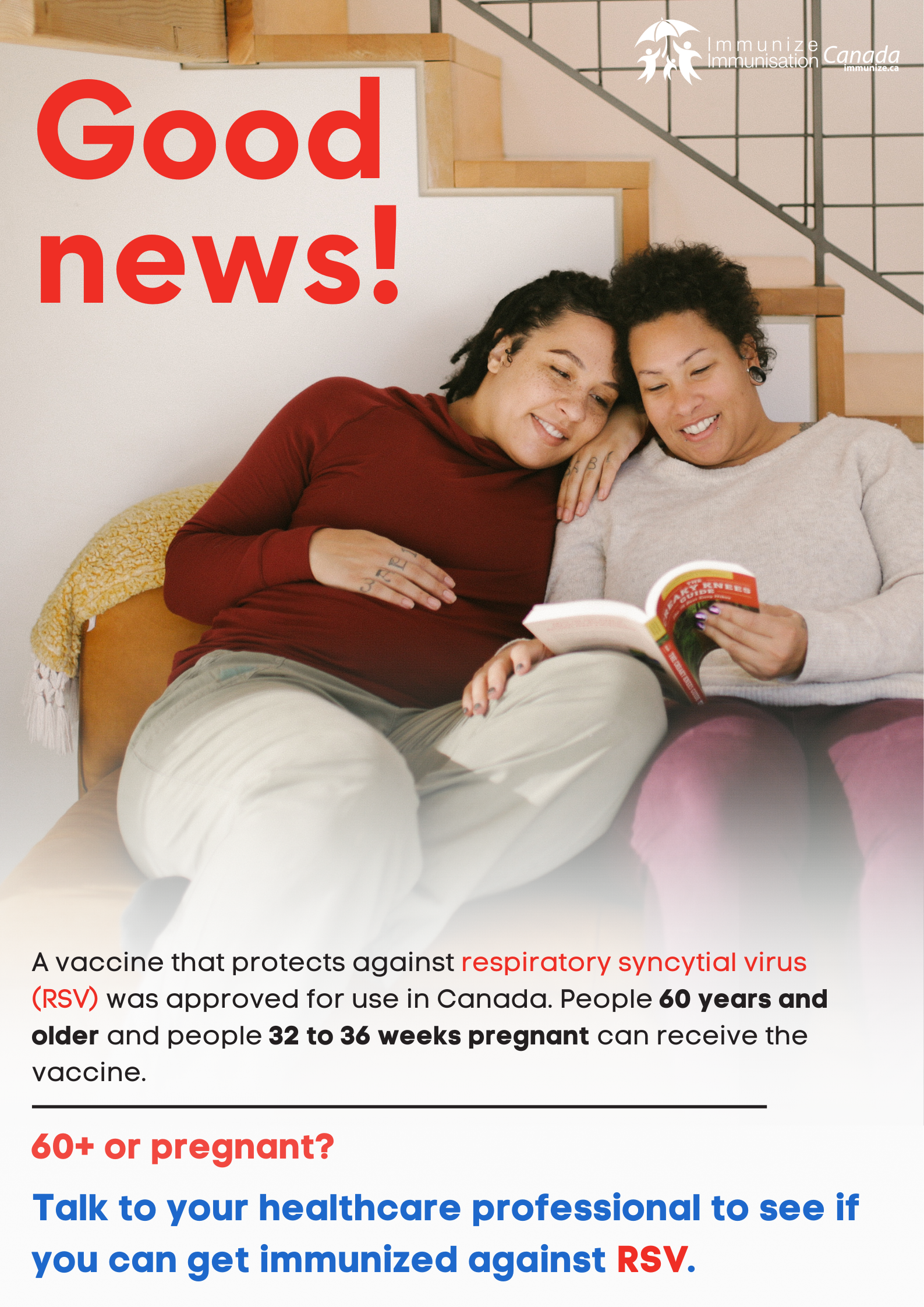 Good news! RSV vaccine (poster)