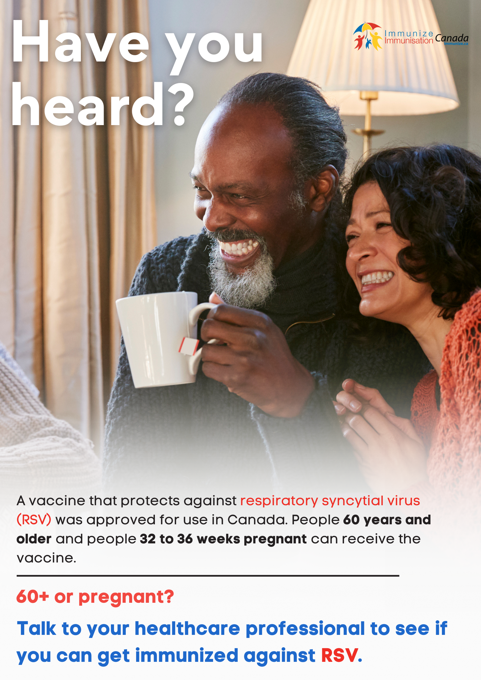 Have you heard? RSV vaccine (poster)