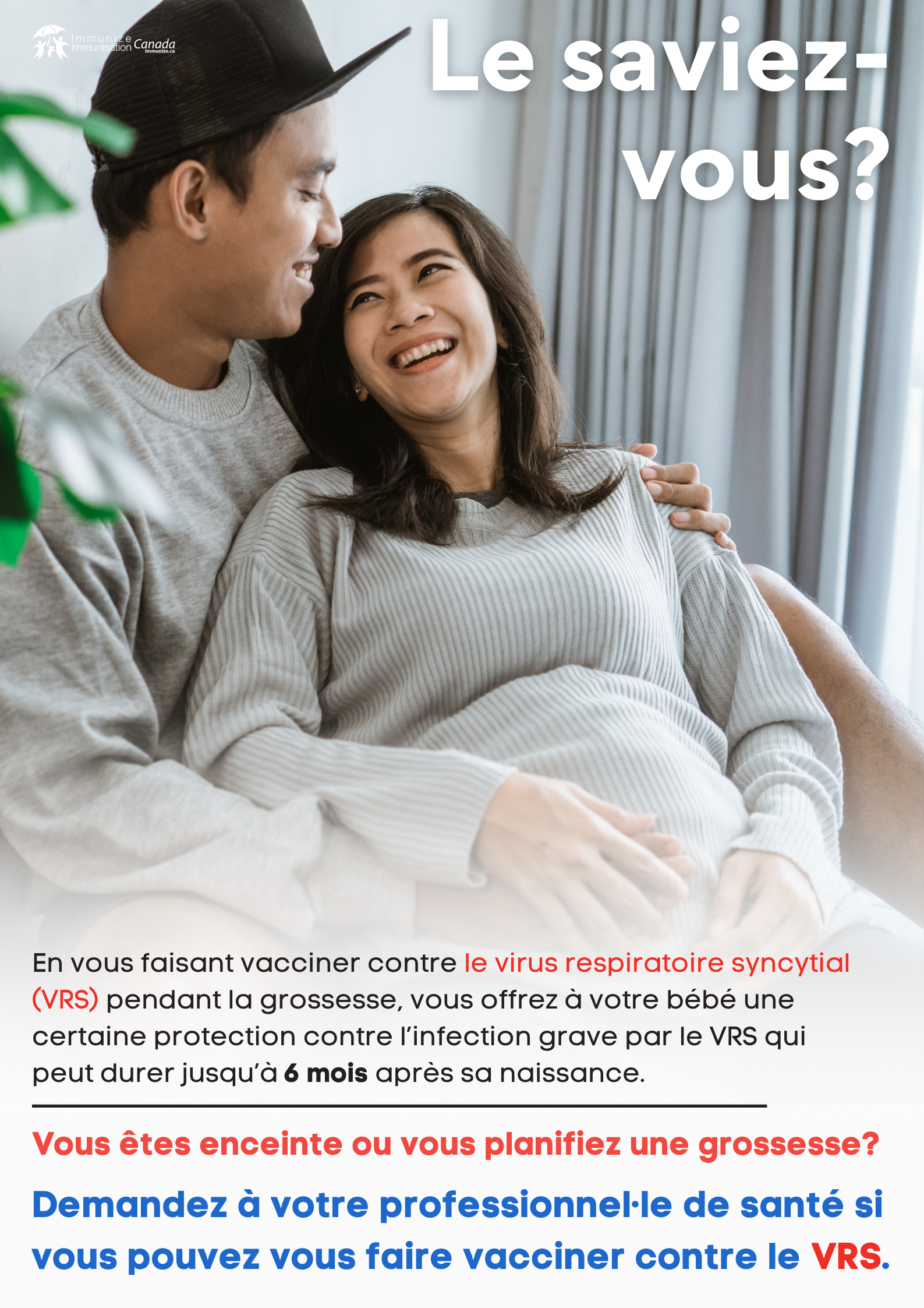 Le saviez-vous? (vaccin contre le VRS) (affiche)