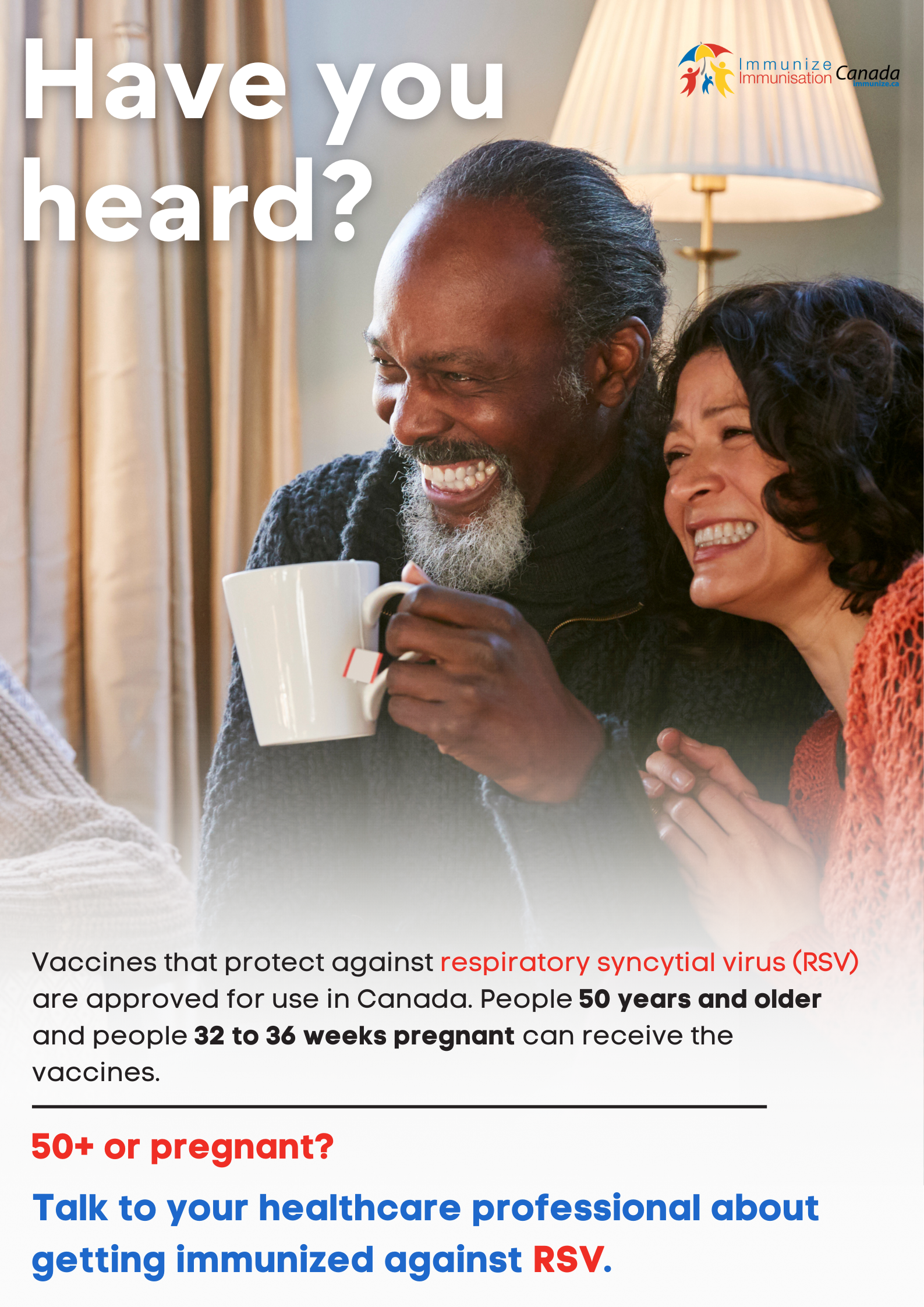 Have you heard? (respiratory syncytial virus vaccine) - poster