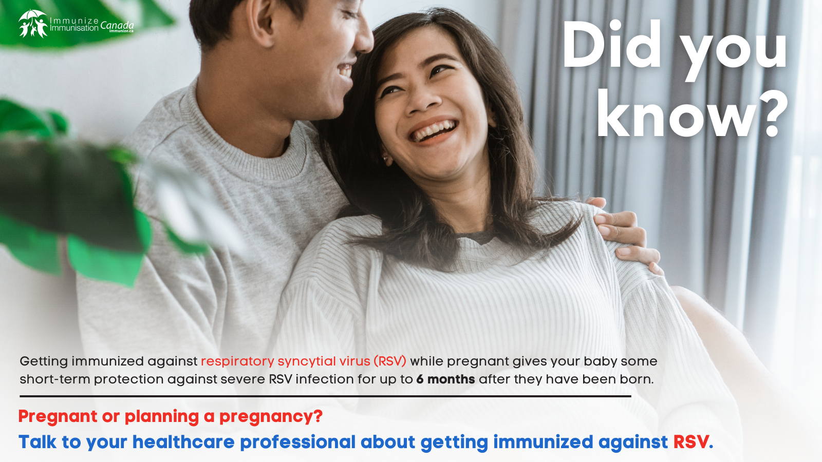 Did you know? (RSV vaccine) - social media image for Twitter/X