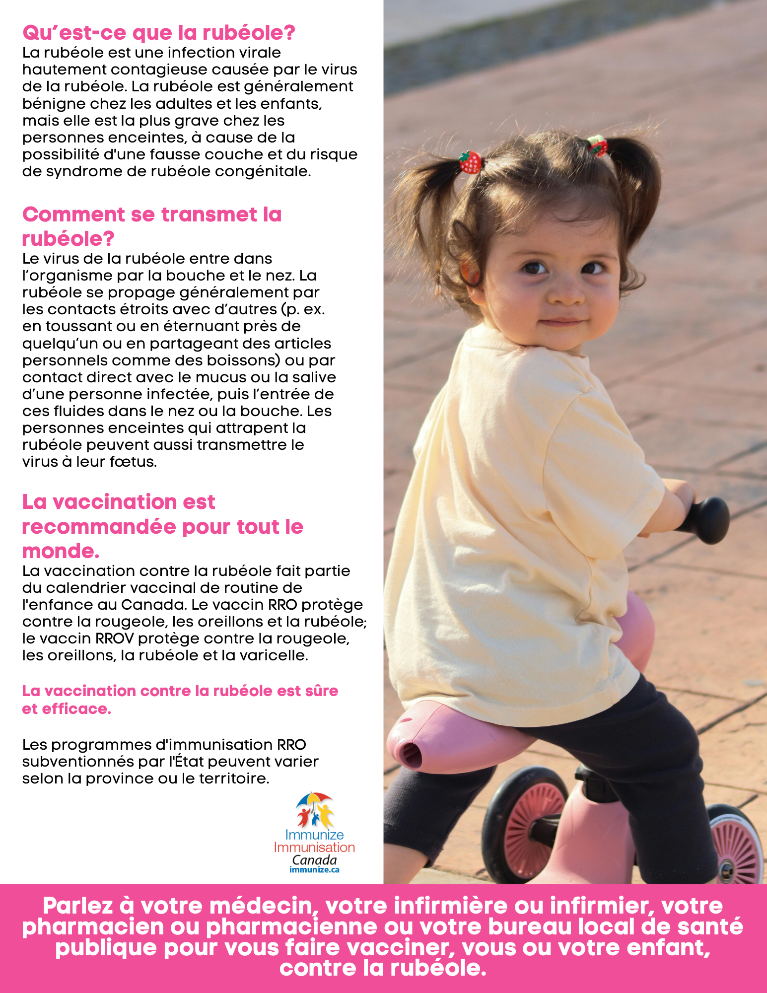 Qu’est-ce que la rubéole? - affiche 2