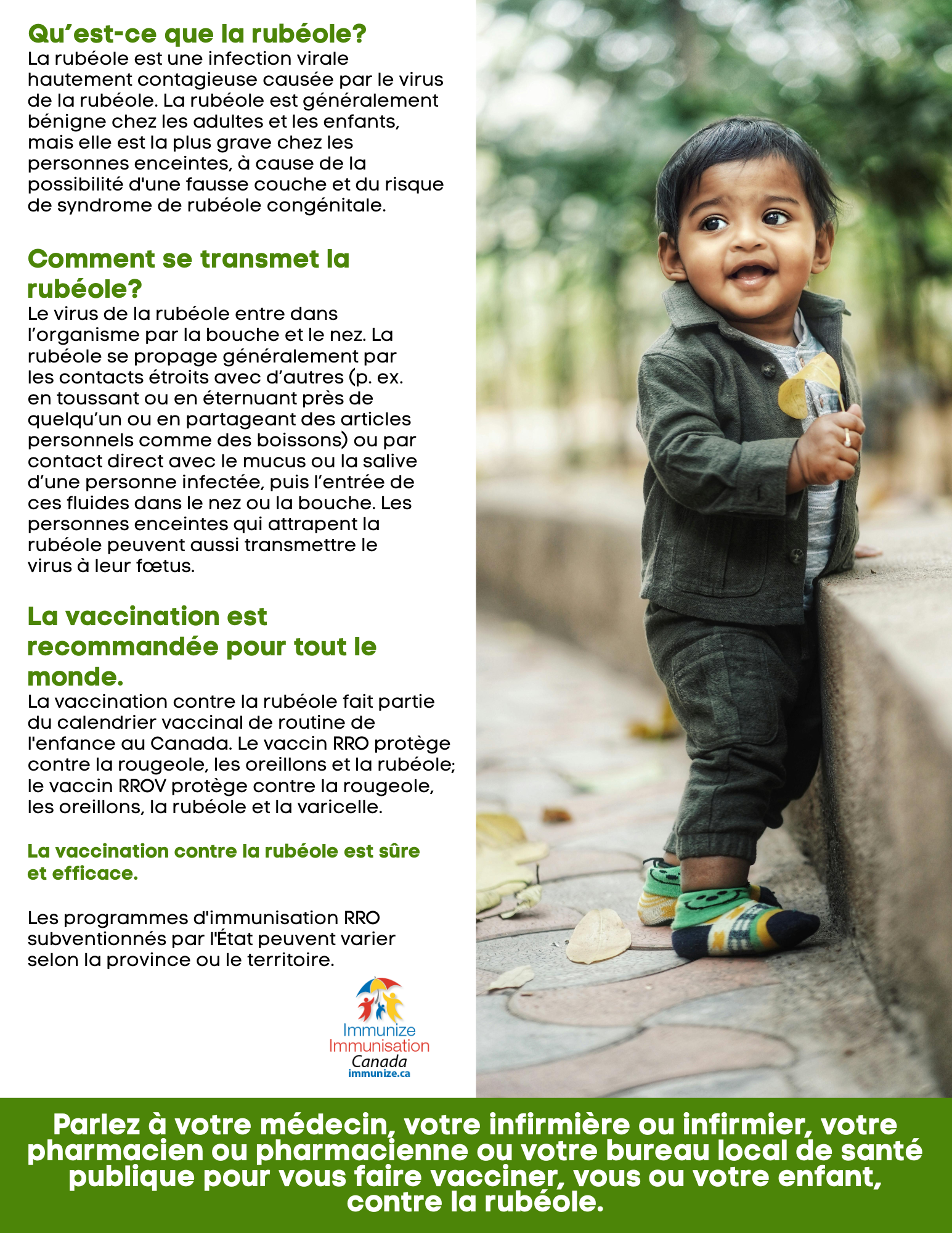 Qu’est-ce que la rubéole? - affiche 3