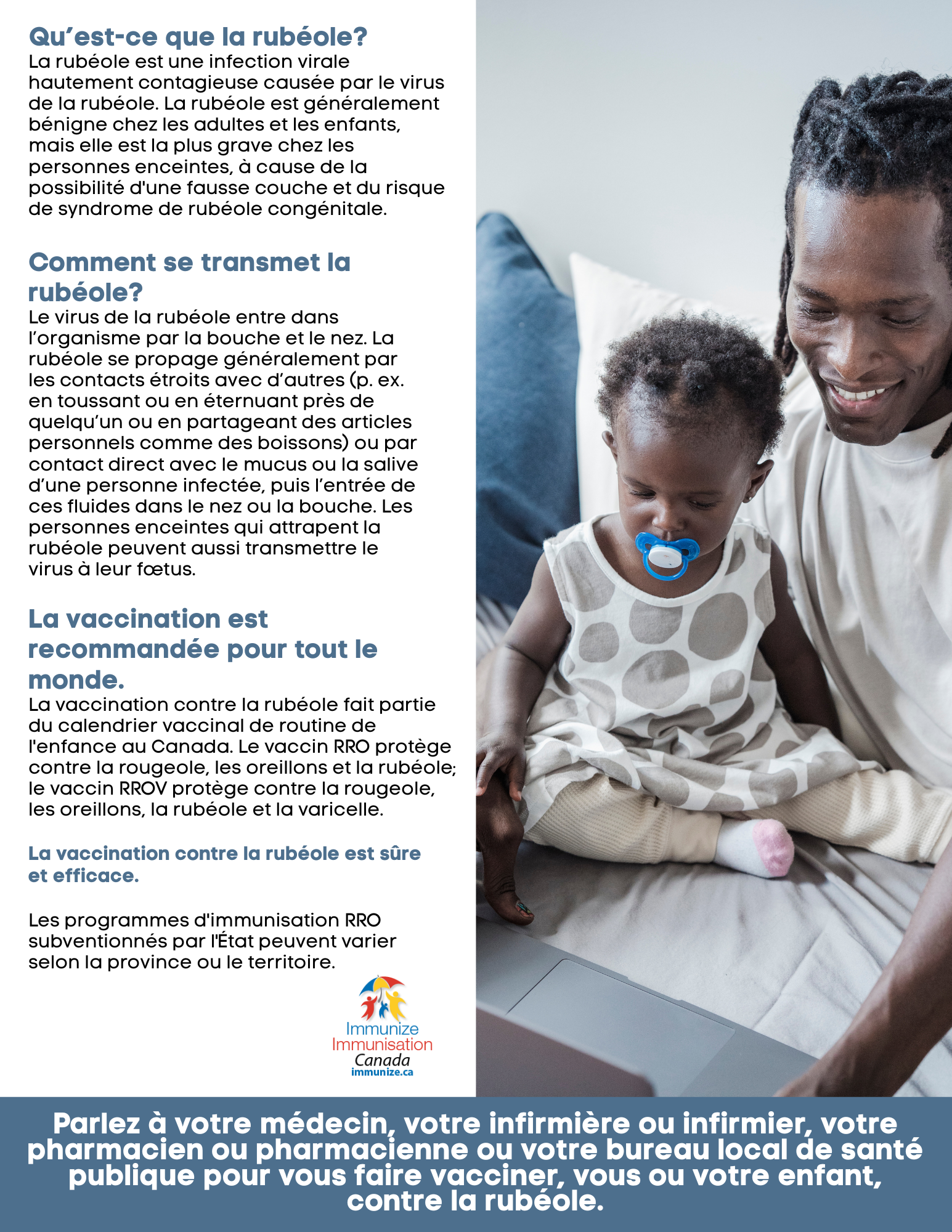 Qu’est-ce que la rubéole? - affiche 4