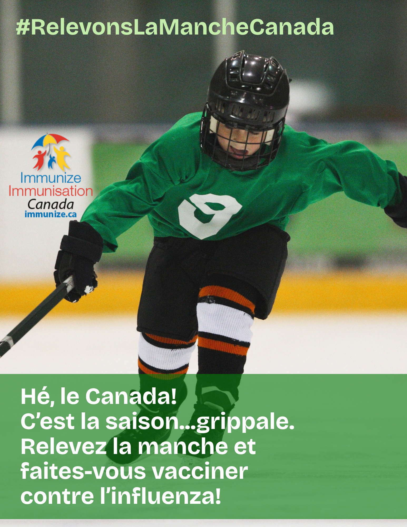 Relevons la manche, Canada! - vaccination contre la grippe - affiche 5