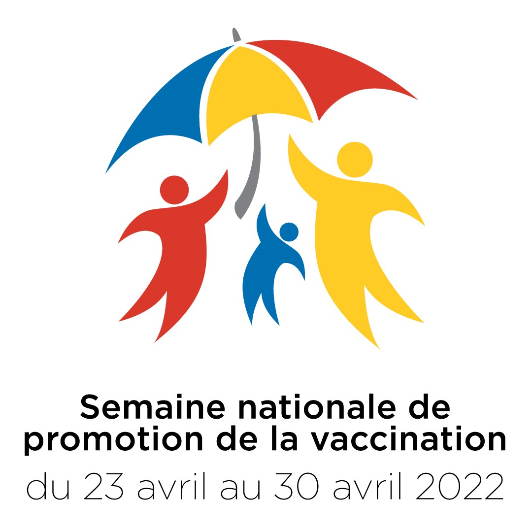 Logo pour la Semaine nationale de promotion de la vaccination 2022