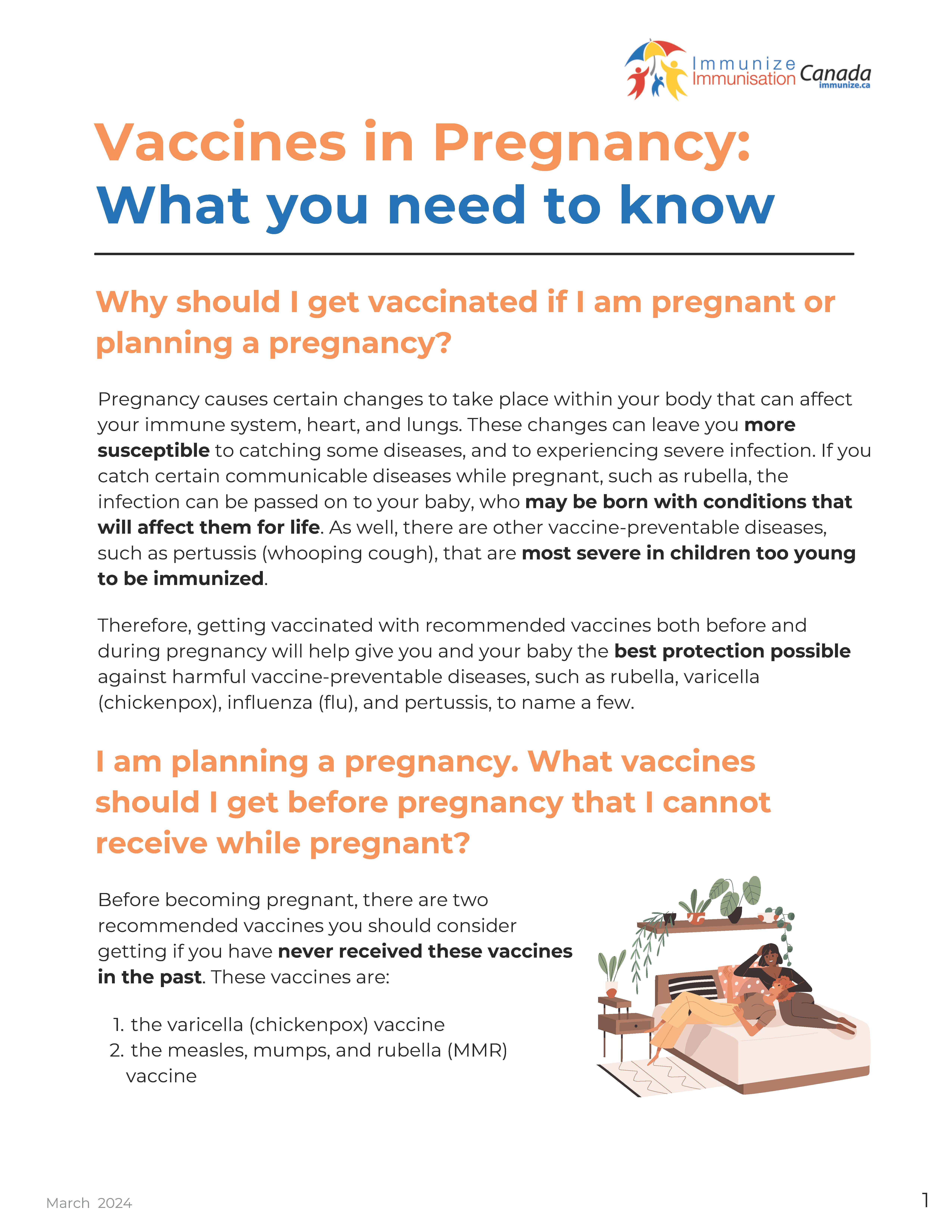 Vaccines in Pregnancy: What you need to know