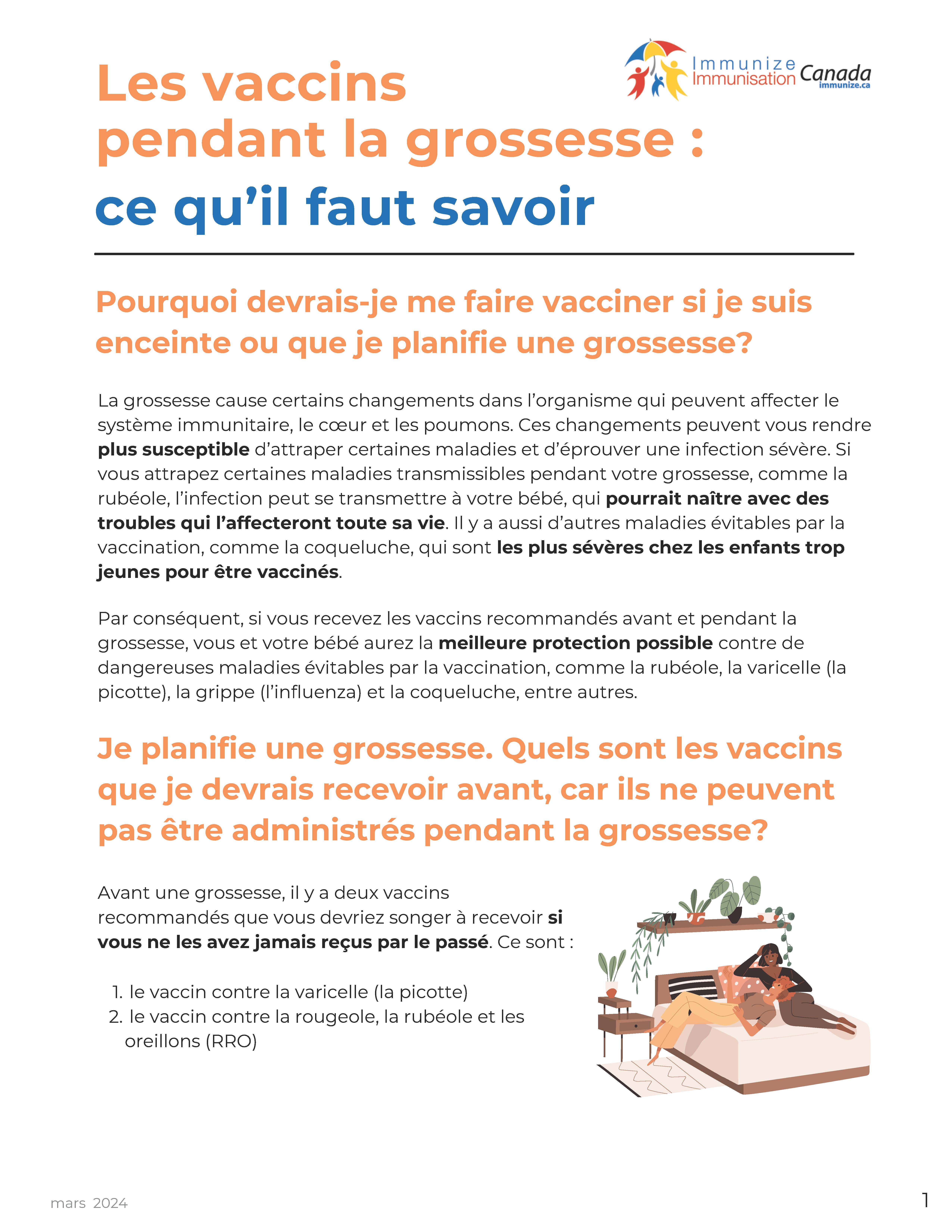 Les vaccins pendant la grossesse : ce qu'il faut savoir